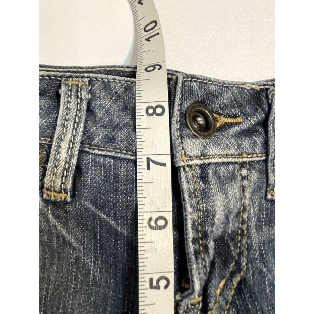 Silver Jeans Lexie Shorts Womens Sz 26 Mid Rise Light Distressed Stretch Cotton - Picture 8 of 10